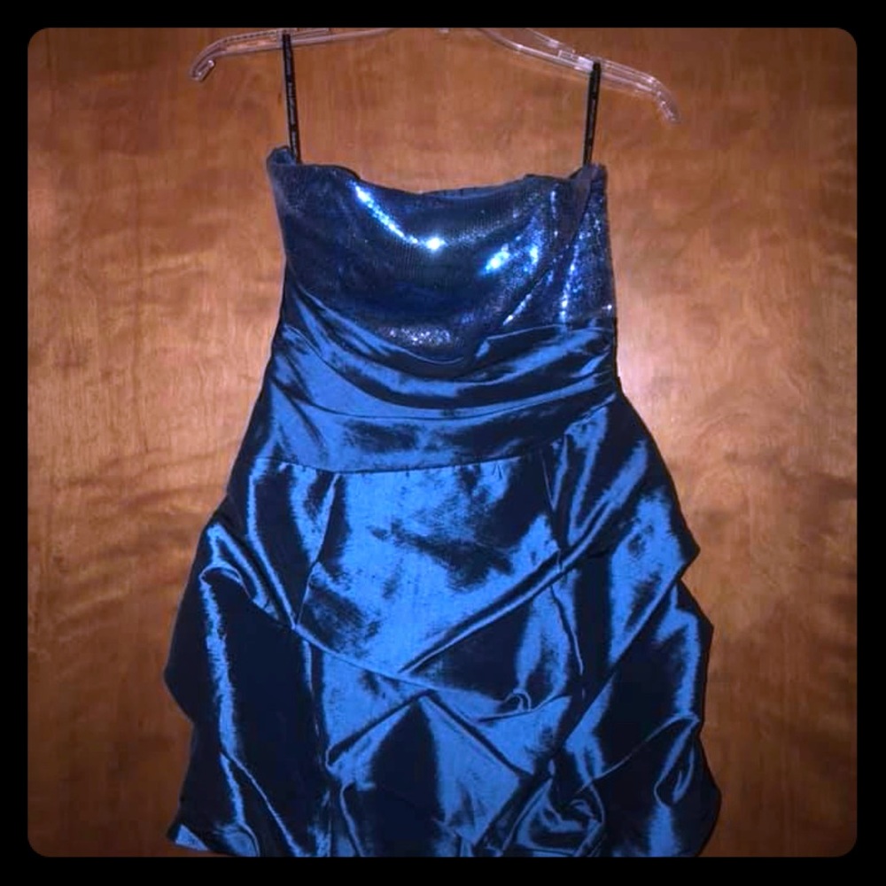 Jessica McClintock Dress- strapless- size 5.